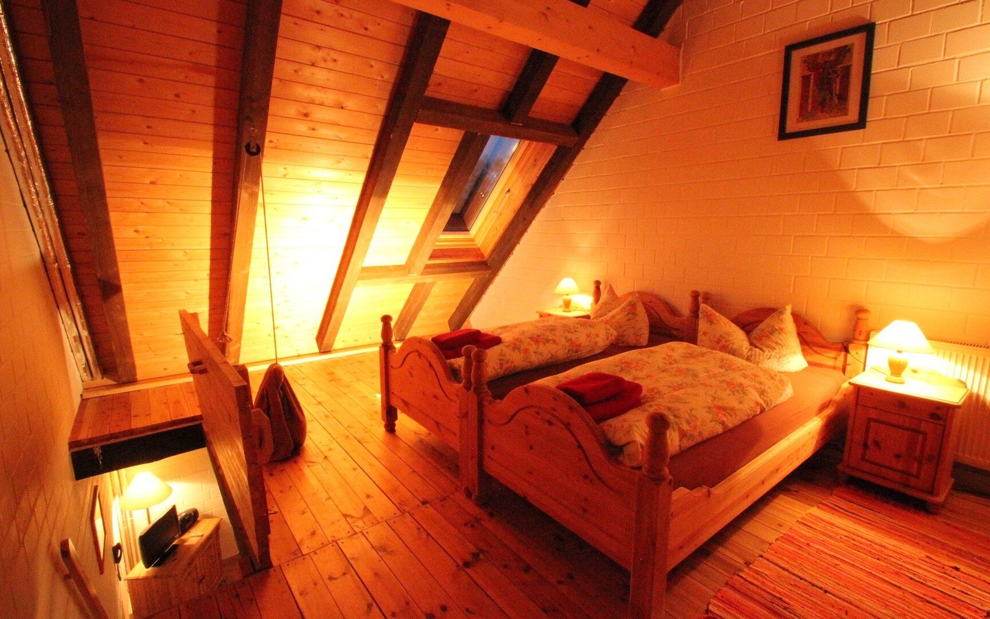 Ansicht 1 Galeriezimmer (über dem DZ als Zusatzbelegung +2 )