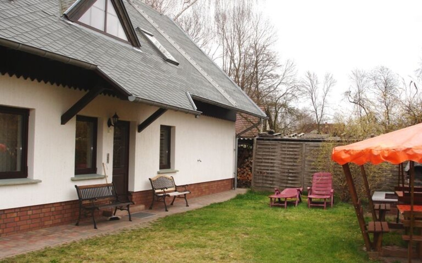 Auußenansicht Terrasse Morgenrot