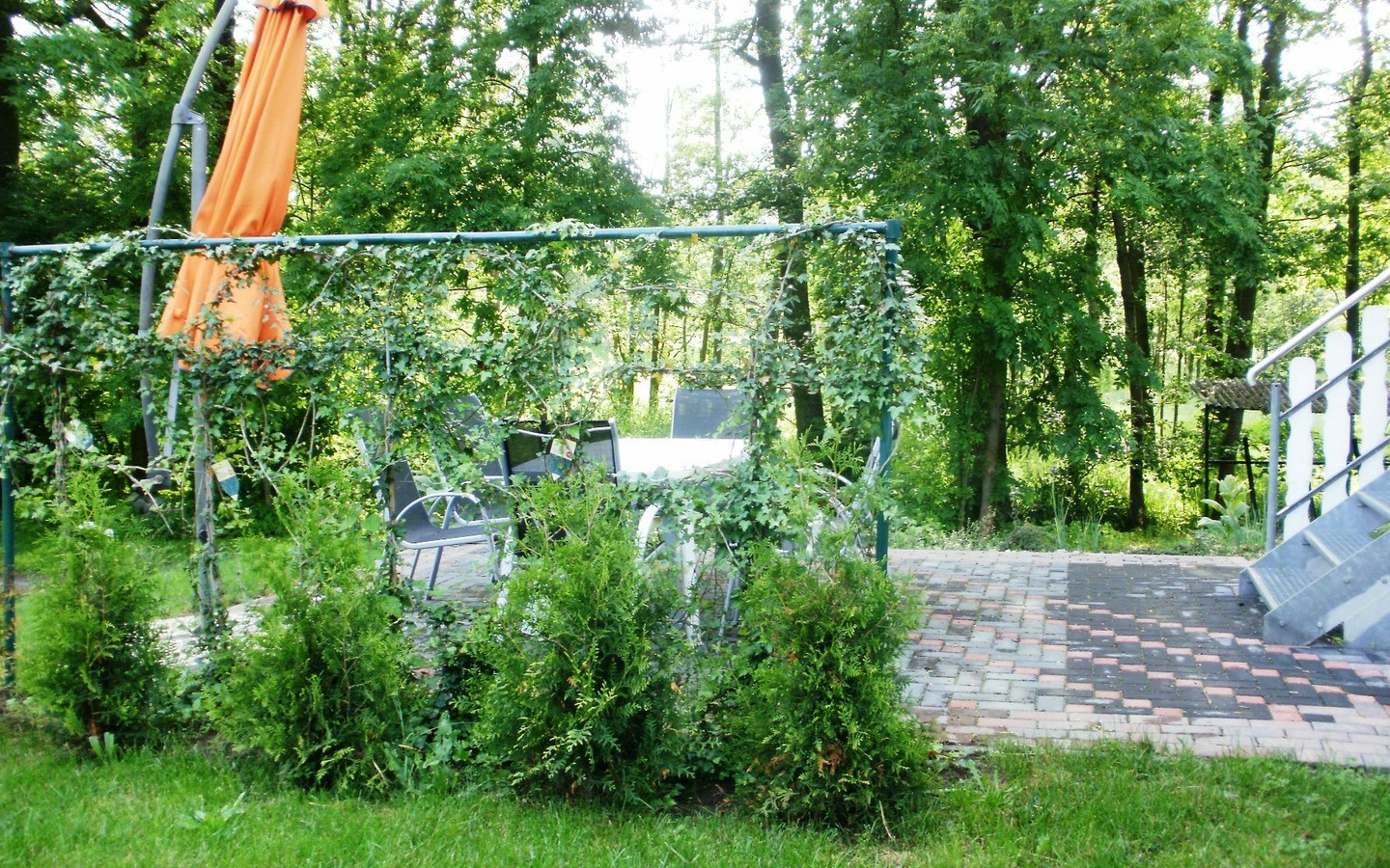 Terrasse für Ferienwohnung 80qm