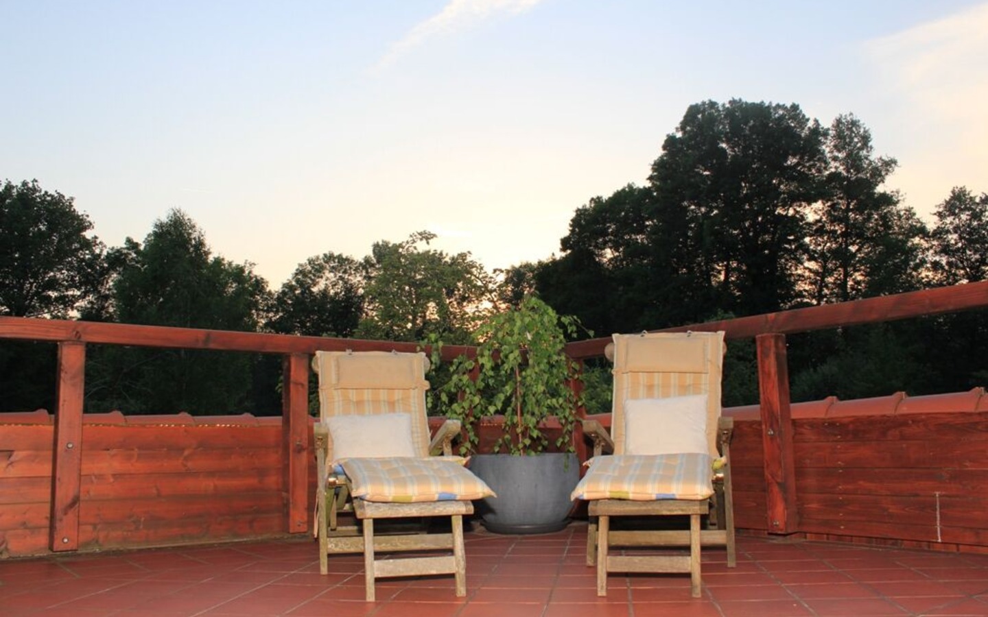 Dachterrasse Liegen