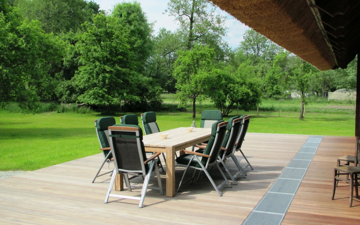 auf der Terrasse