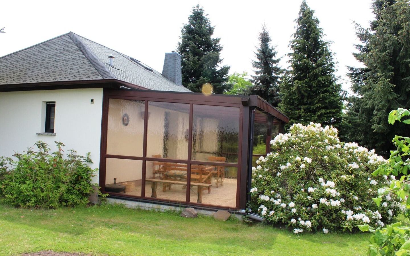 Überdachte Terrasse