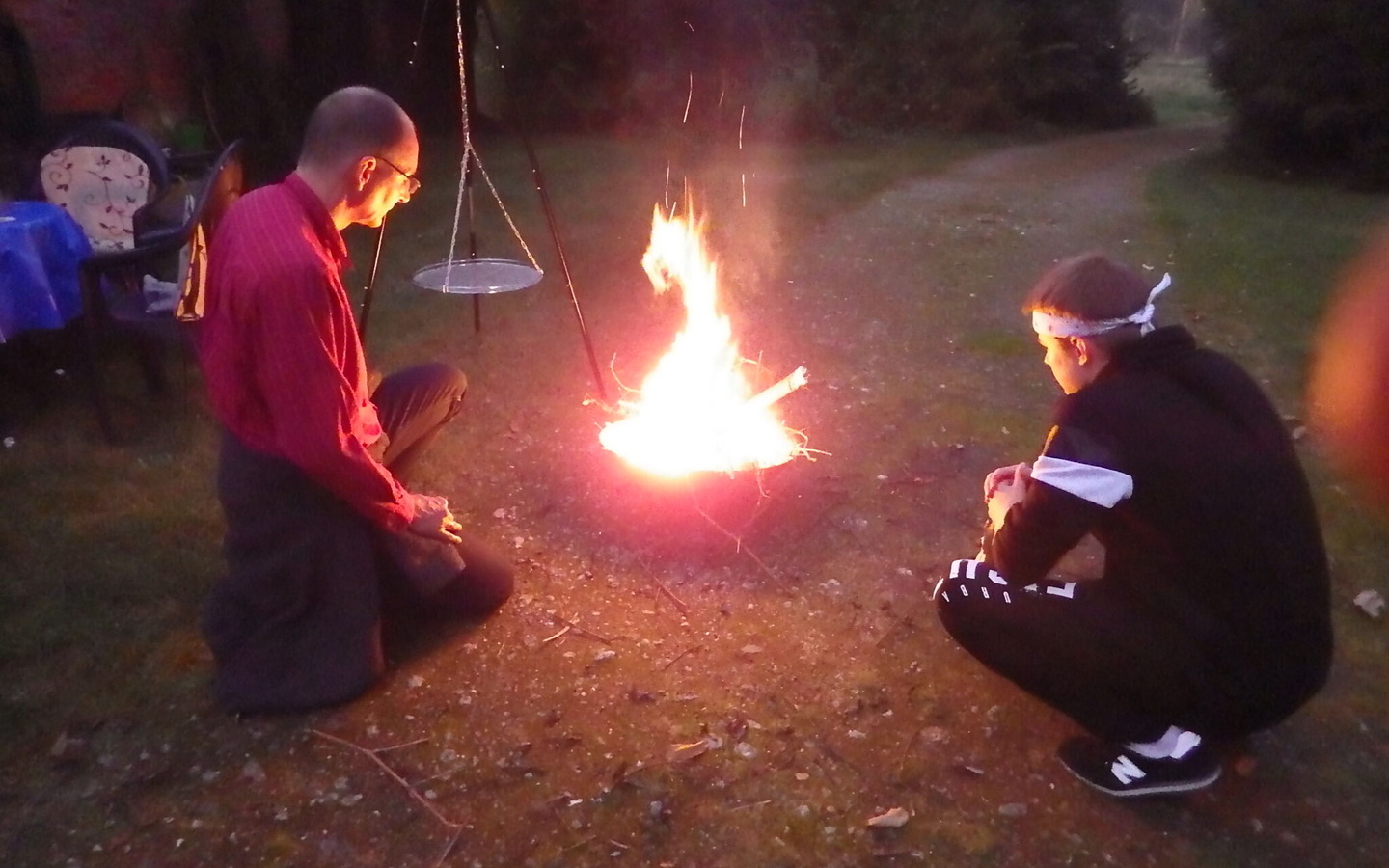 Hof-Lagerfeuer