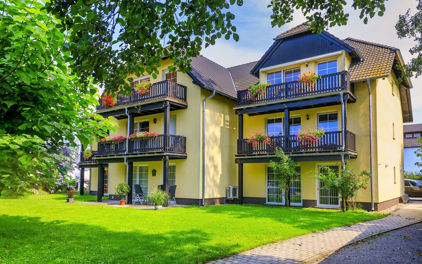 Parkpension-Außenansicht