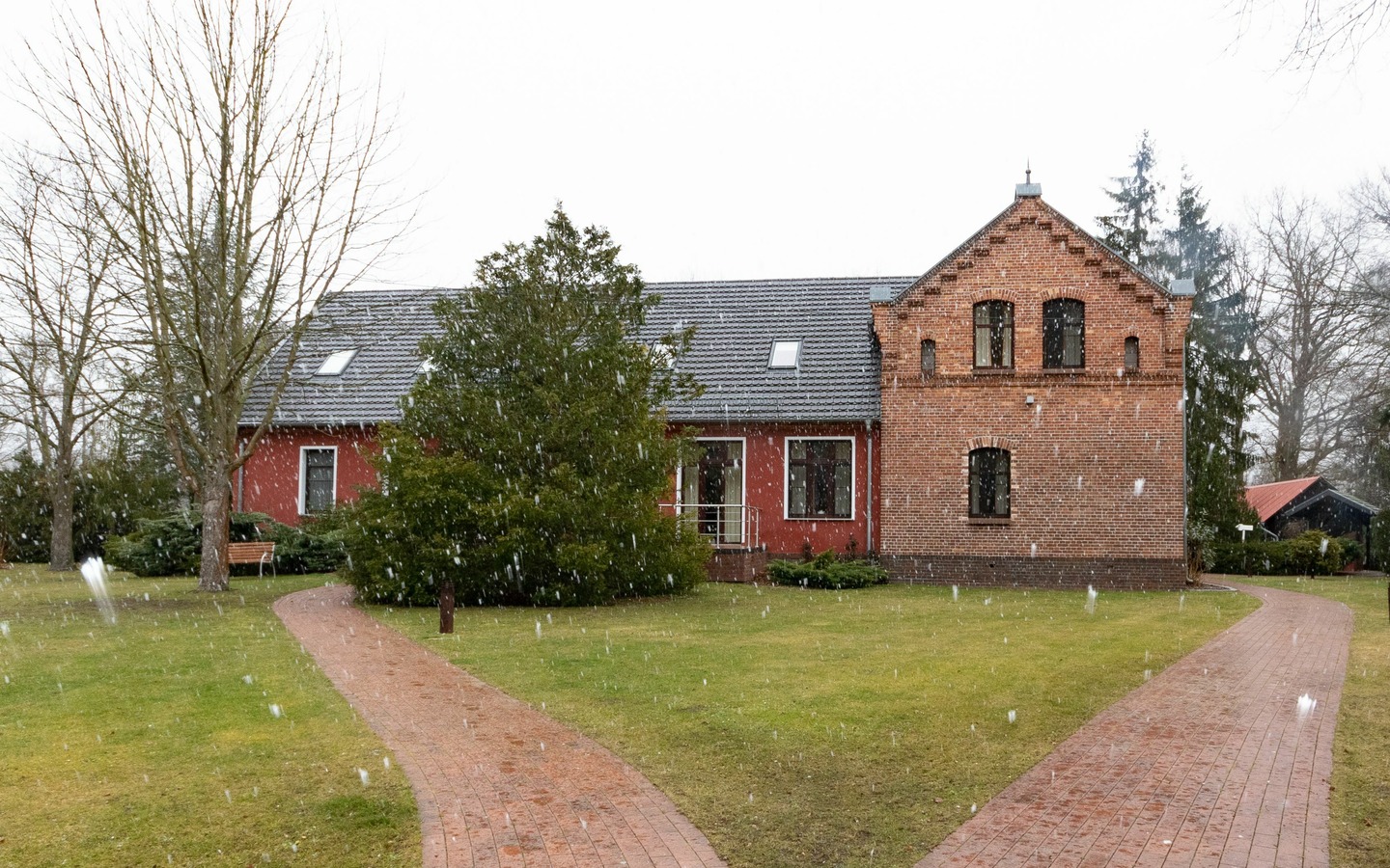 Es schneit!