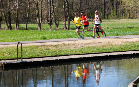 Läufer beim Marathon