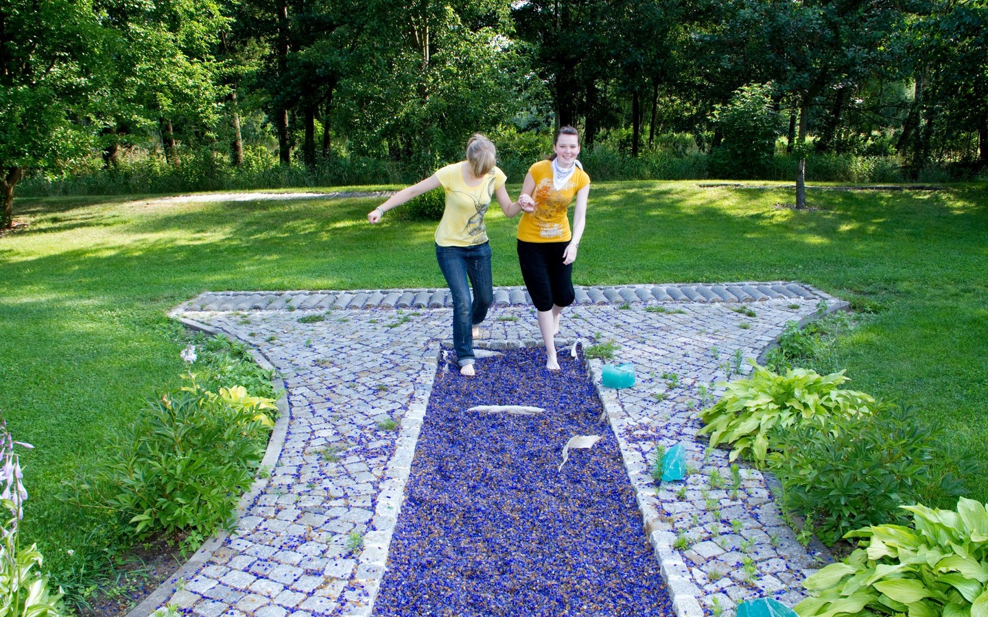 Parcours im Barfußpark, Foto: Peter Becker, Lizenz: Amt Burg (Spreewald)