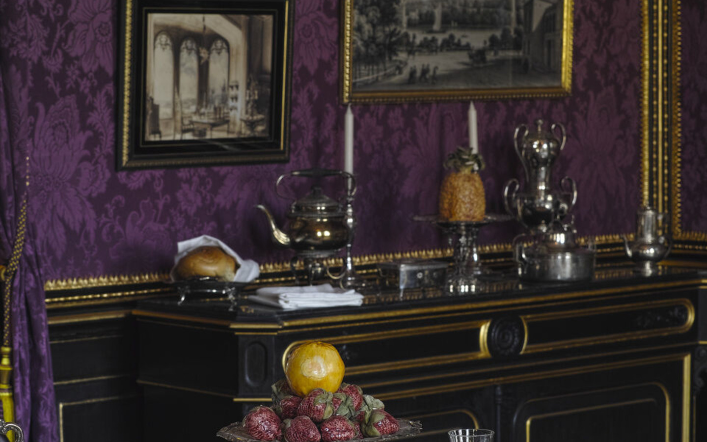 Frühstückszimmer im Schloss Branitz, Foto: Hans Bach, Lizenz: SFPM