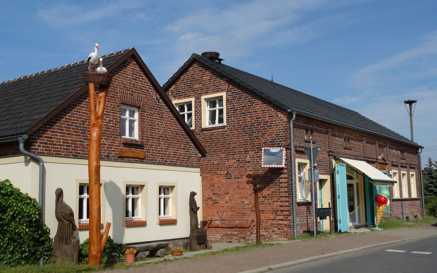 Eiscafé Liska, Foto: Kerstin Möbes, Lizenz: Amt Burg (Spreewald)