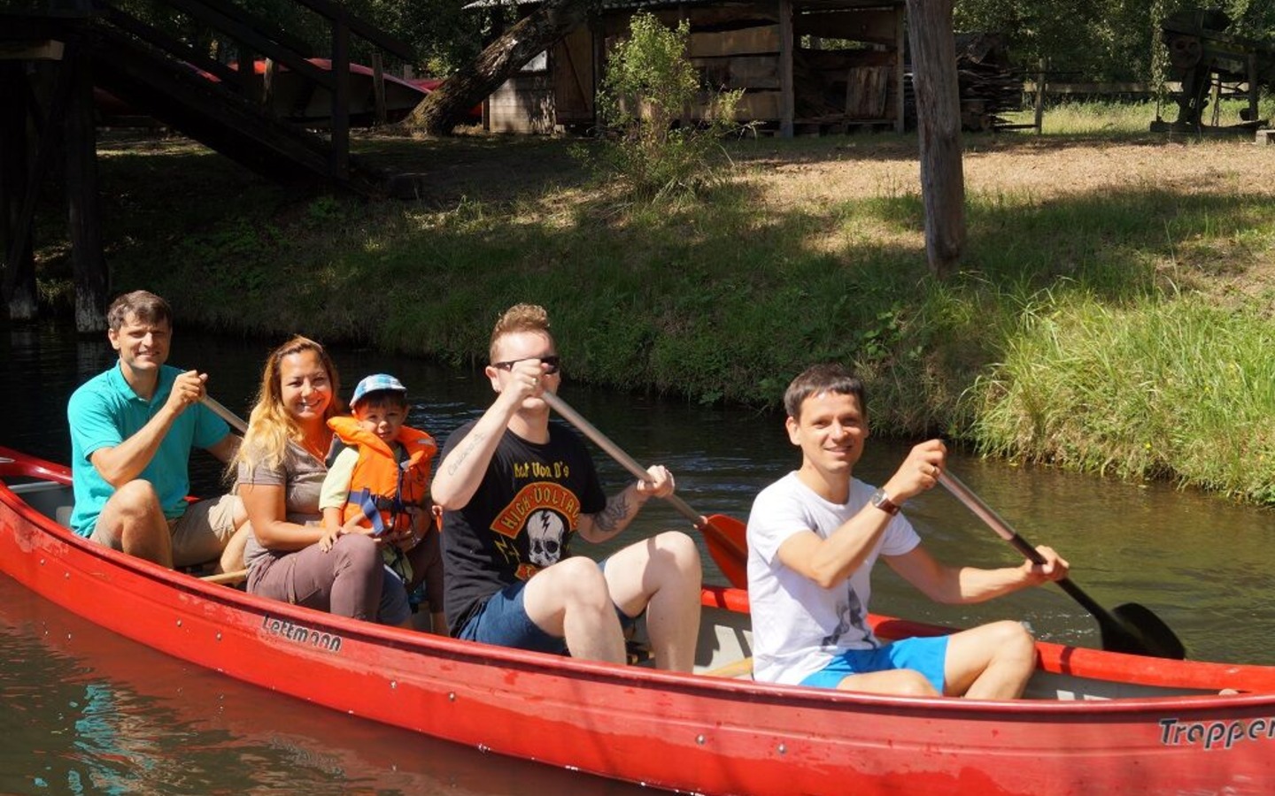 Paddel-Familienausflug, Foto: Kleiner Spreewaldhafen, Lizenz: Kleiner Spreewaldhafen