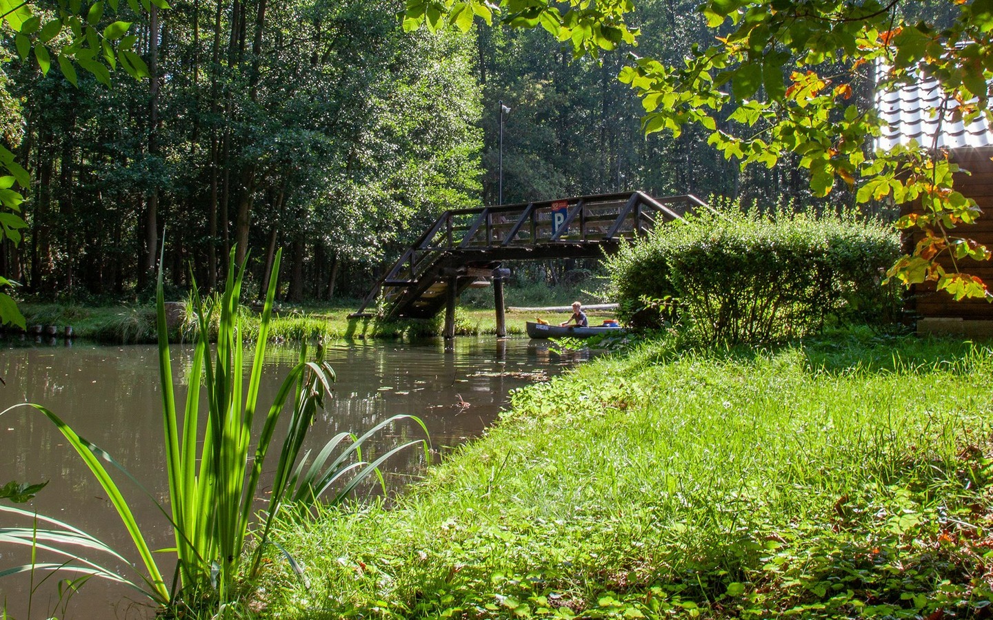Hafen Waldschlößchen, Foto: Peter Becker, Lizenz: Amt Burg (Spreewald)