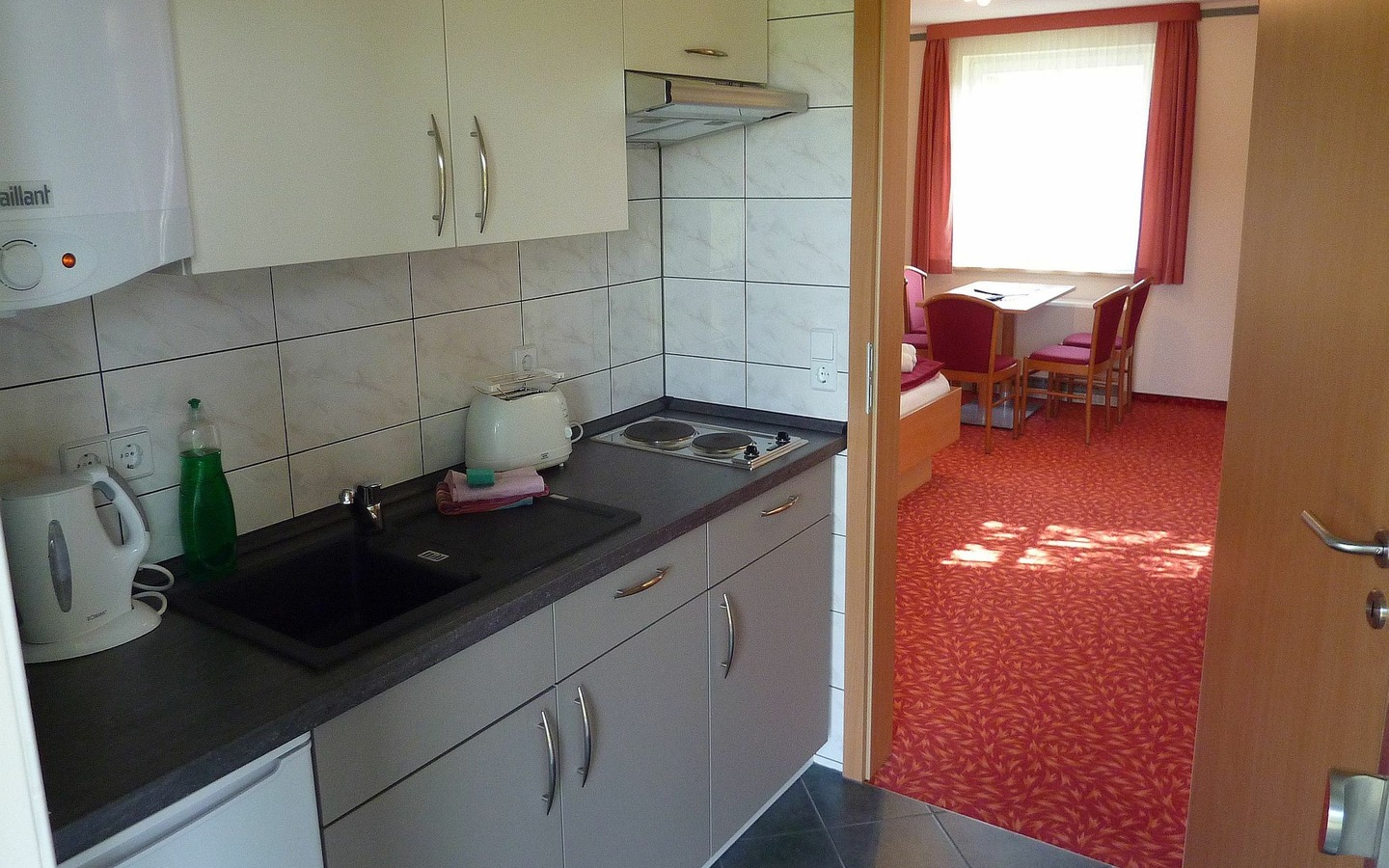 Spreewald Pension Spreeaue in Burg Maisonette mit Küche, Foto: Pension Spreeaue, Lizenz: Amt Burg (Spreewald)
