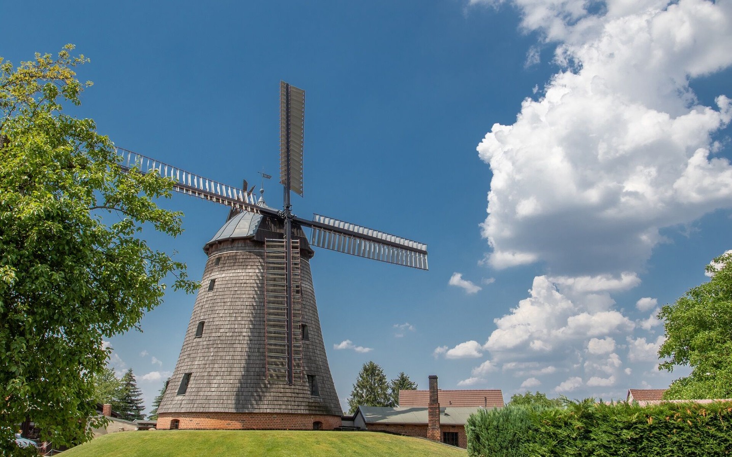 Holländerwindmühle Straupitz, Foto: Peter Becker, Lizenz: Amt Burg (Spreewald)