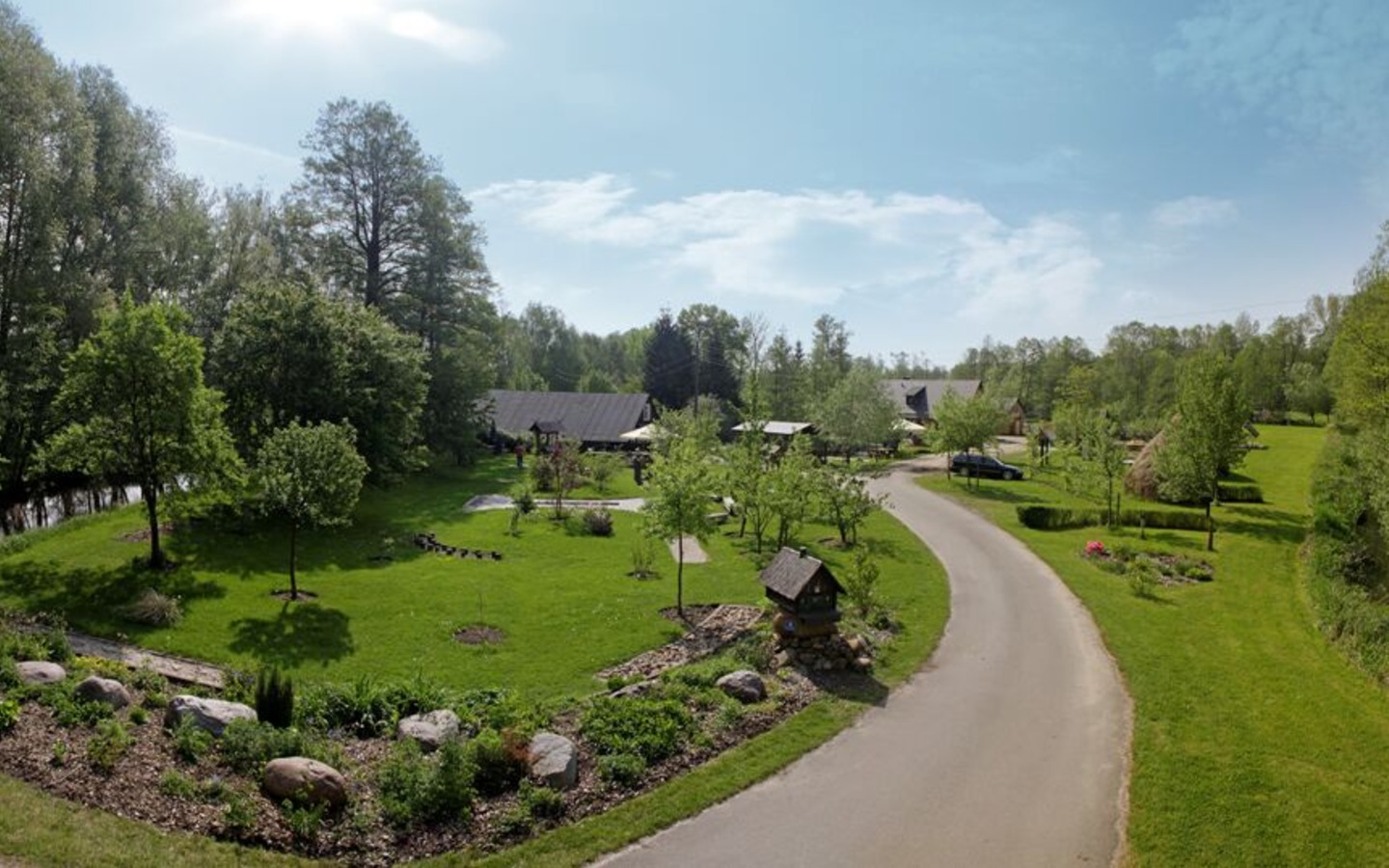 Draufsicht Barfusspark, Foto: Familie Fiedermann, Lizenz: Gasthaus & Pension am Kurfürstendamm