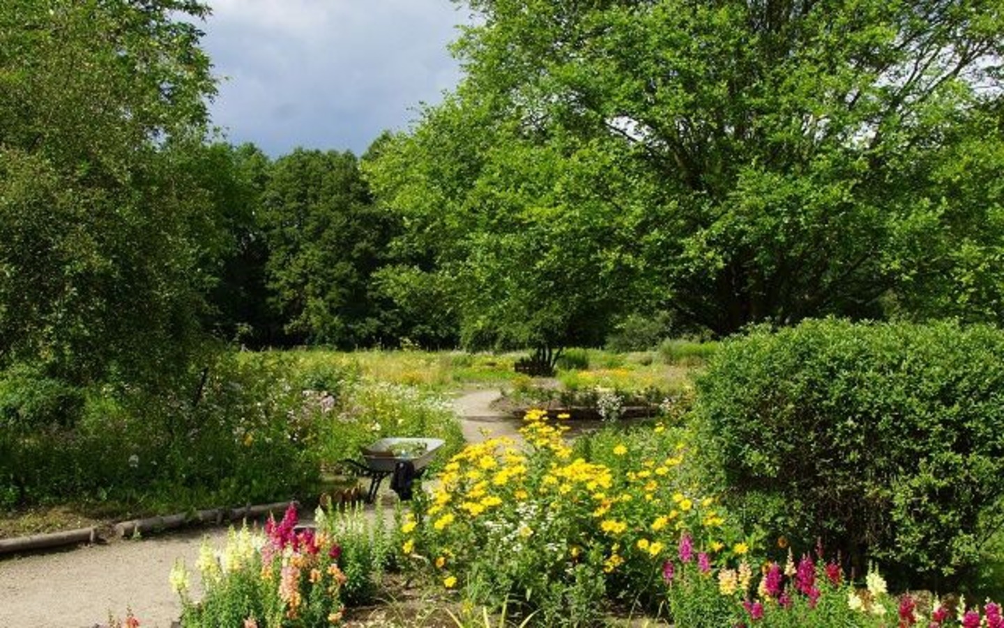 Gartenpanorama, Foto: Spreewald Kräuterey, Lizenz: Amt Burg (Spreewald)