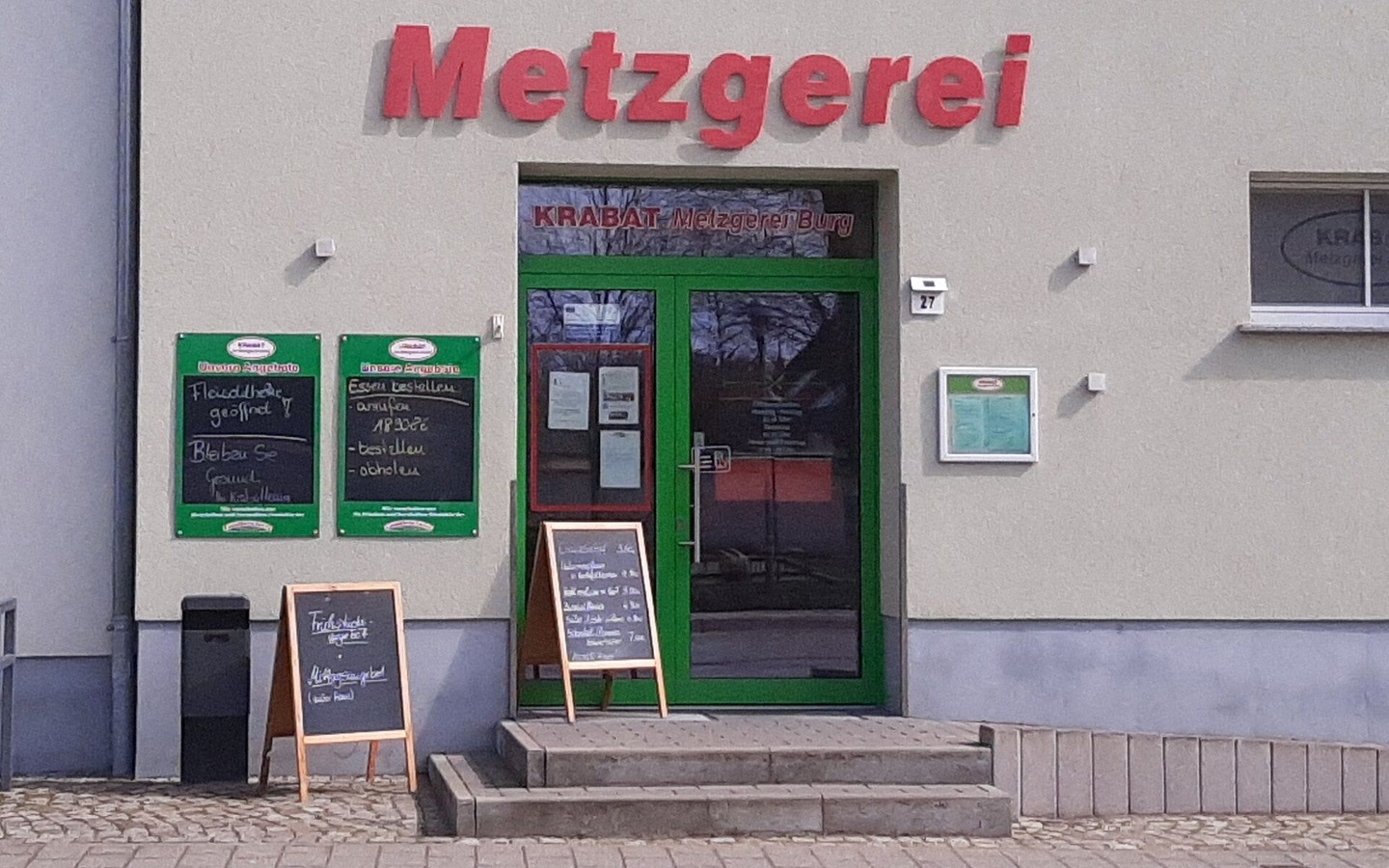 Krabat Metzgerei Außenansicht, Foto: Touristinformation Burg im Spreewald, Lizenz: Amt Burg (Spreewald)