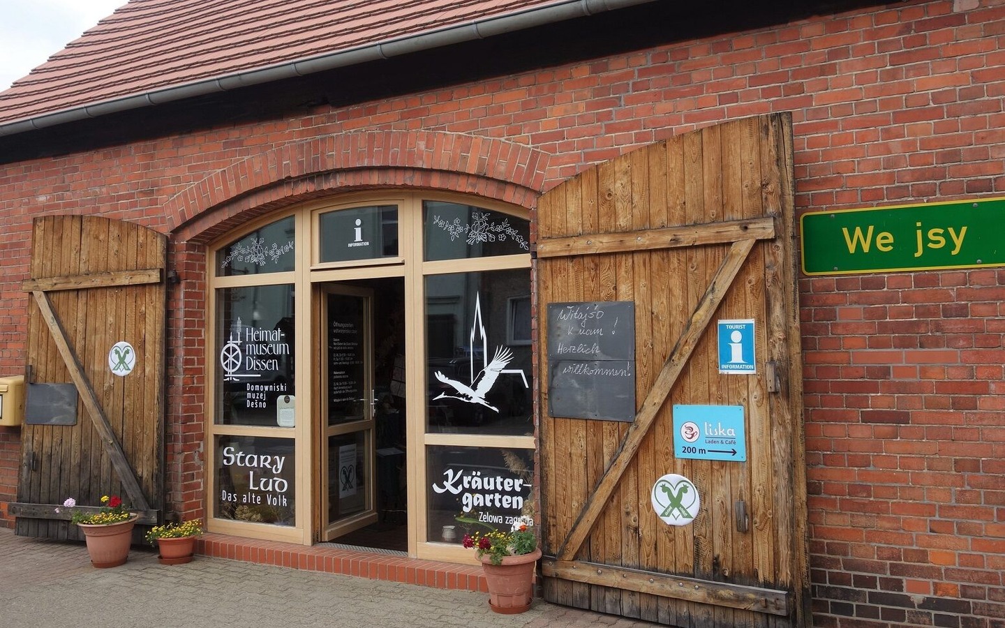 Gästeinfo Dissen, Foto: Kerstin Möbes, Lizenz: Amt Burg (Spreewald)