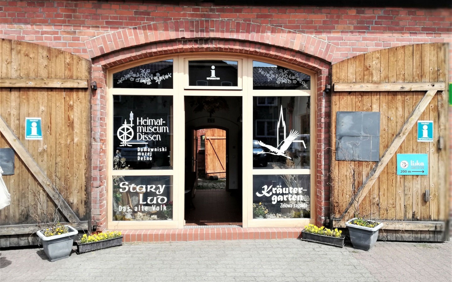 Gästeinfo Dissen, Foto: Kerstin Möbes, Lizenz: Amt Burg (Spreewald)