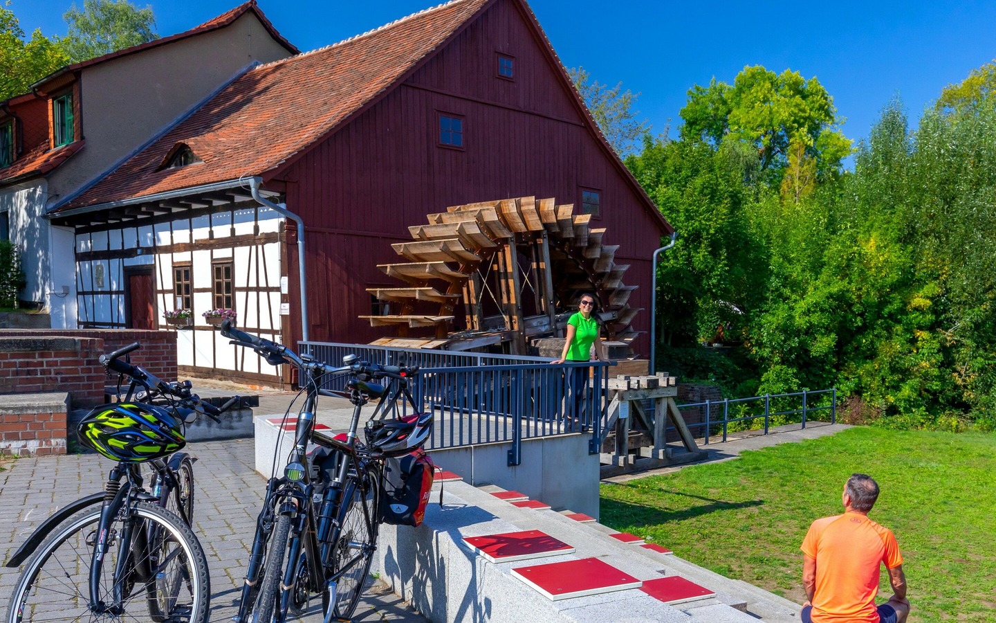 Radler-Rast an der Spreewehrmühle Cottbus, Foto: Andreas Franke, Lizenz: CMT Cottbus