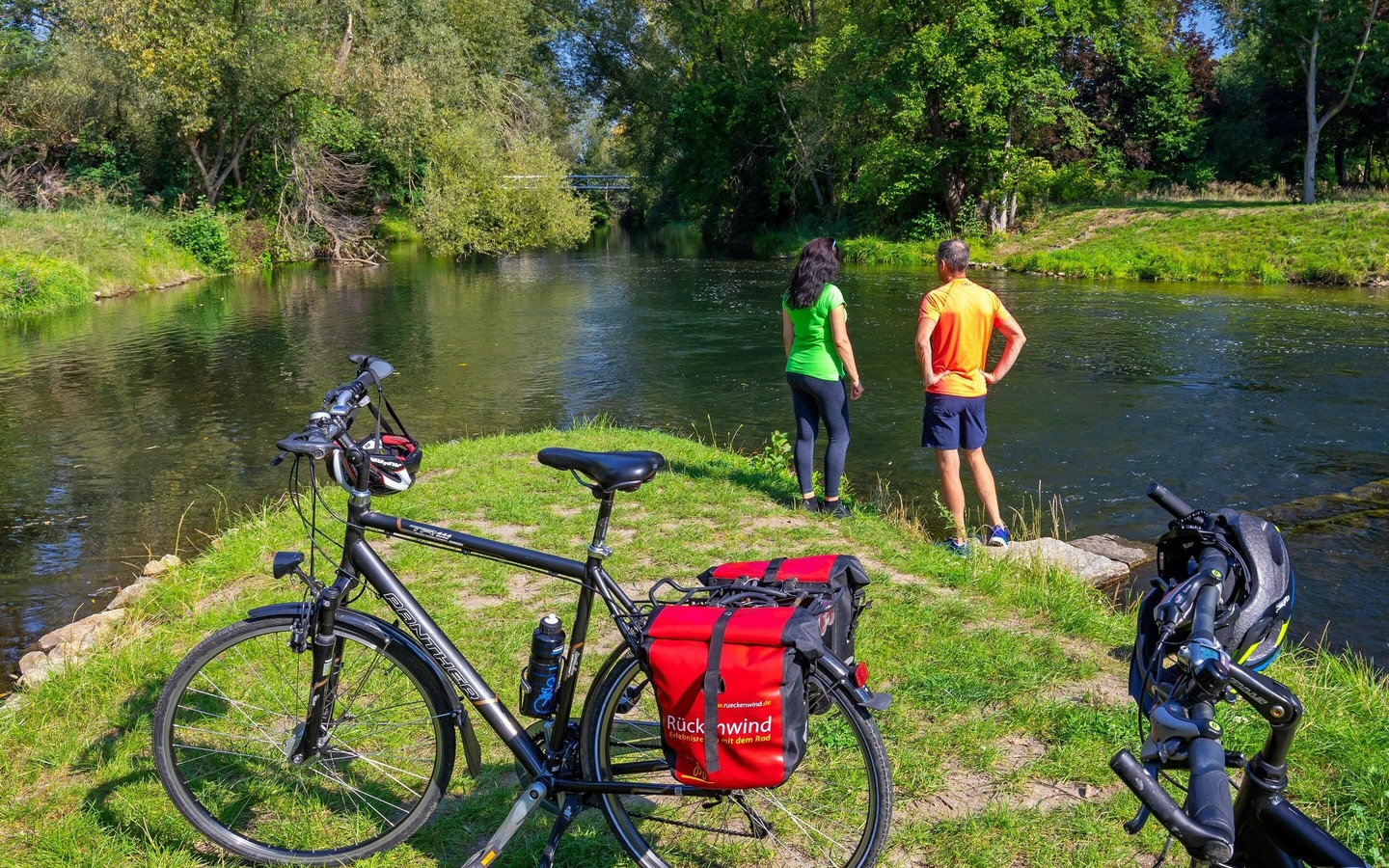 An der Spree/ Höhe Spreewehrmühle Cottbusflog, Foto: Andreas Franke, Lizenz: CMT Cottbus