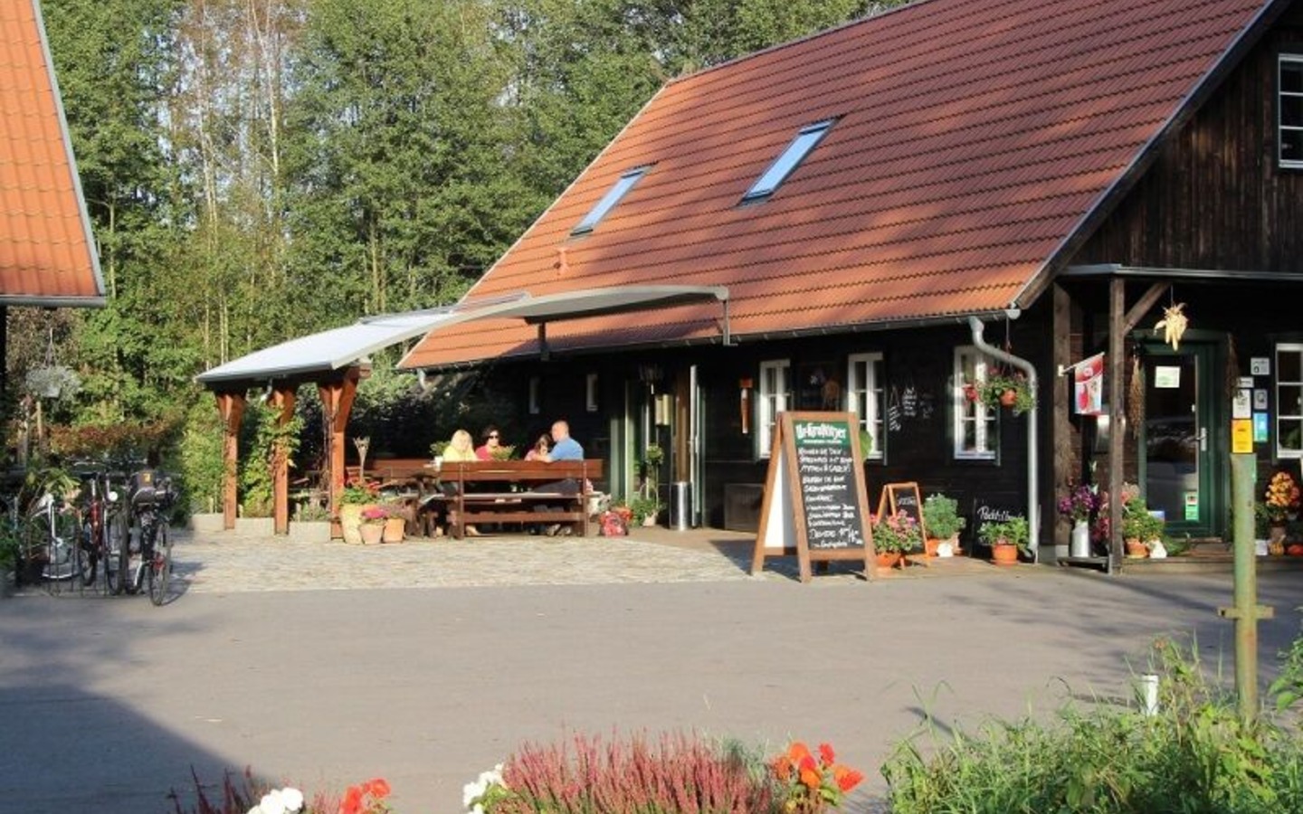 unsere schöne Terrasse