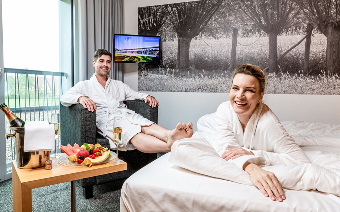 Zimmerbeispiel Spreewald Thermenhotel, Foto: Beate Wätzel, Lizenz: Spreewald Therme GmbH