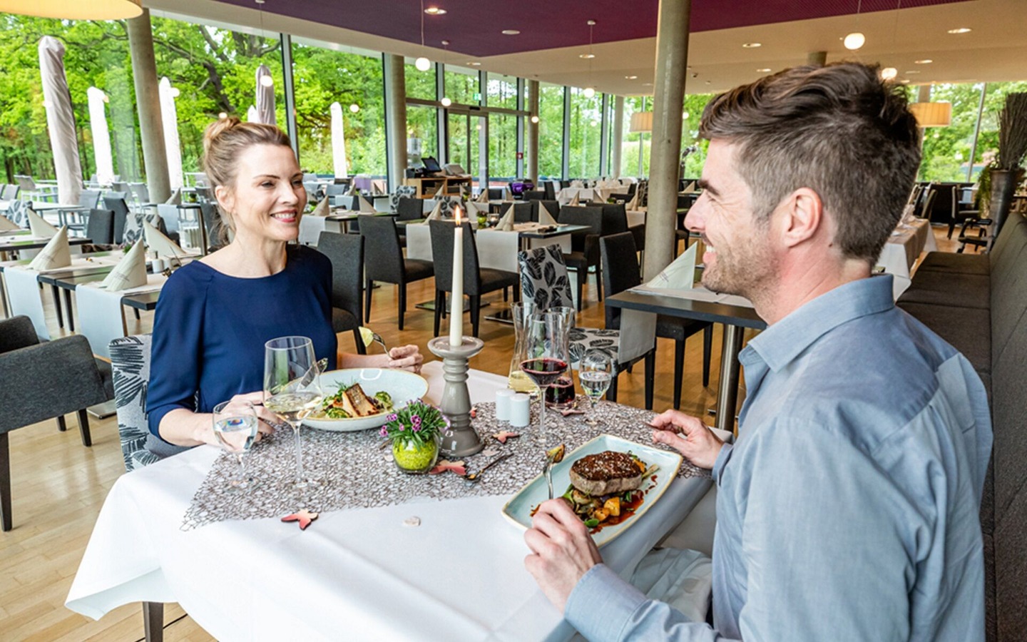 PanoramaRestaurant, Foto: Beate Wätzel, Lizenz: Spreewald Therme GmbH