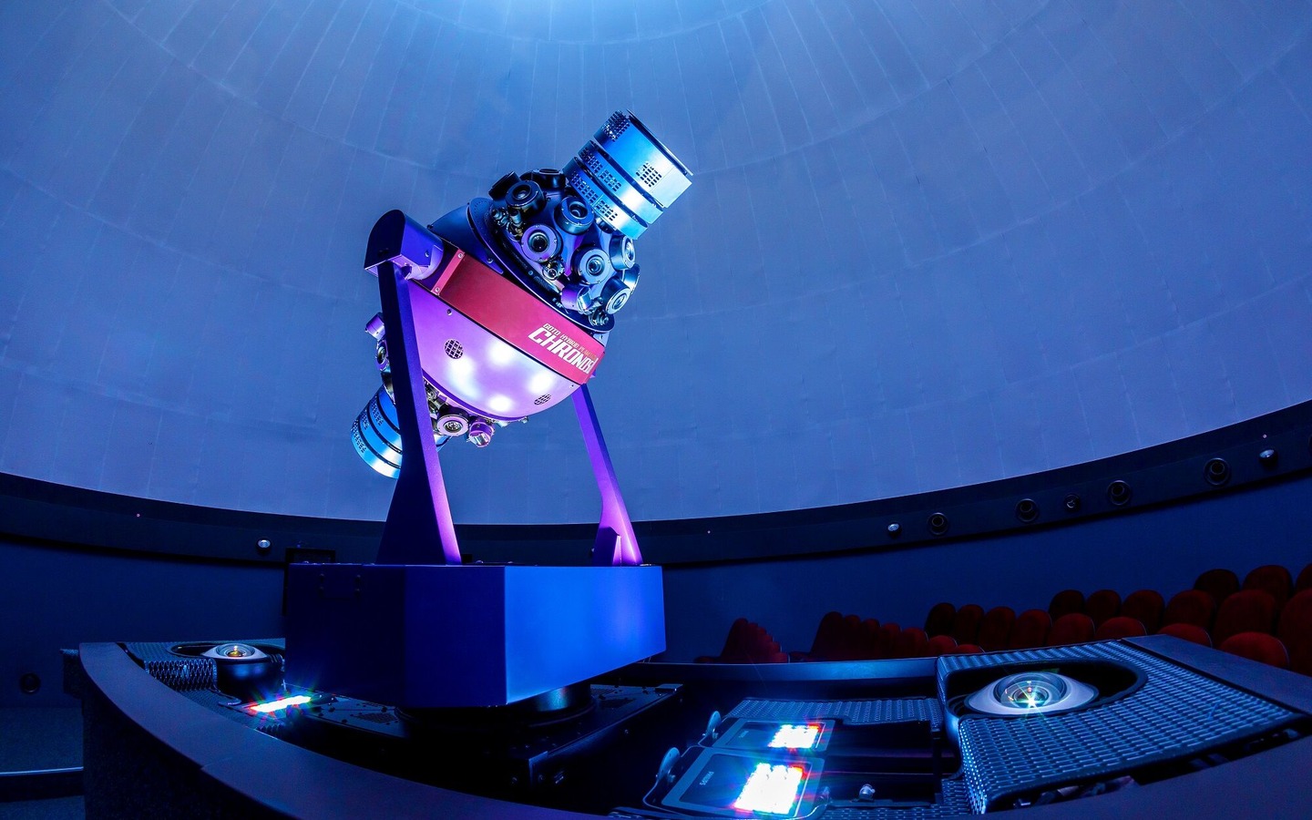 Präsentationstechnik im Planetarium Cottbus, Foto: Andreas Franke, Lizenz: CMT Cottbus