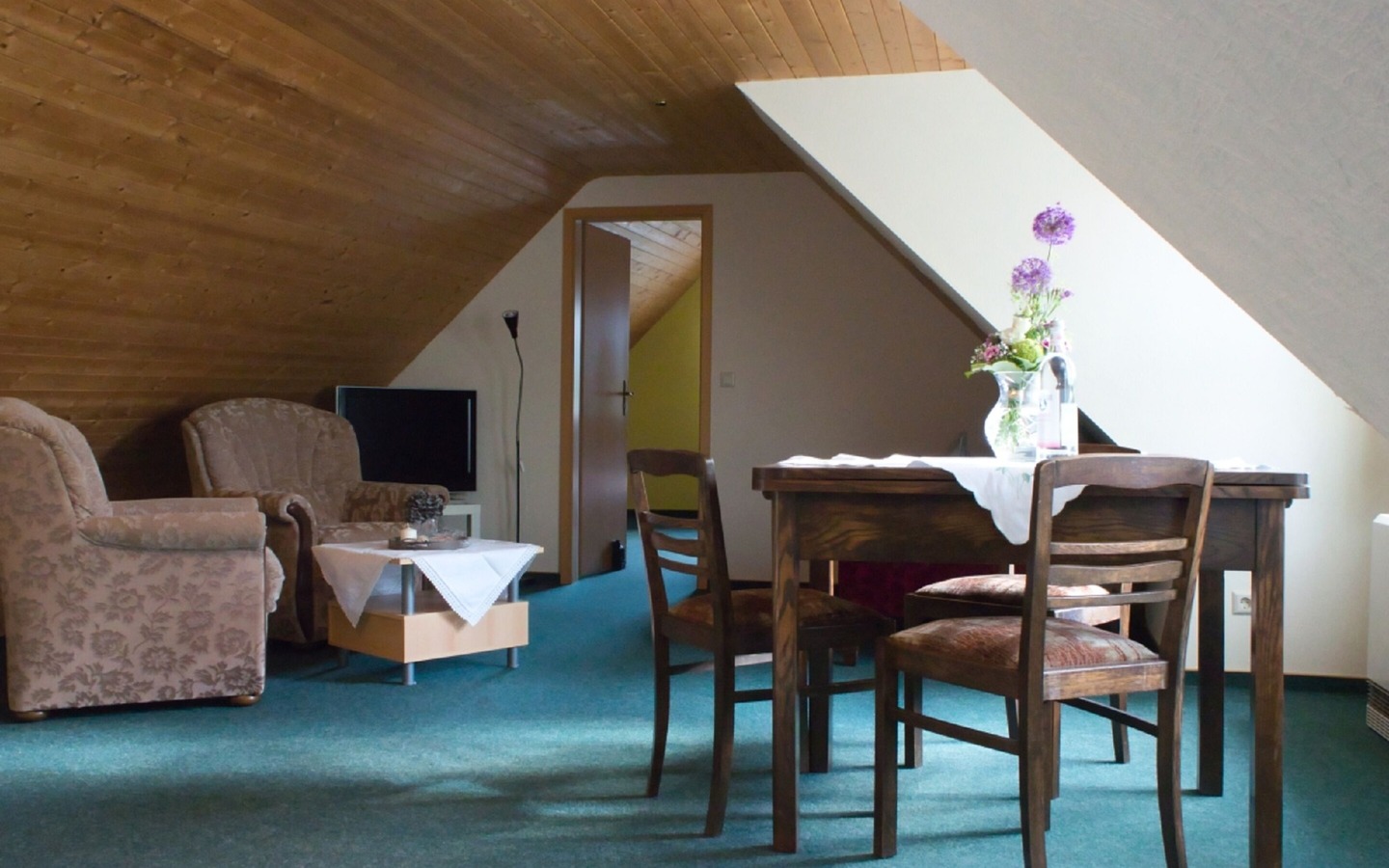 Große Ferienwohnung Wohnbereich, Foto: Christiane Buchan, Lizenz: Ferienwohnung Spreewaldstille