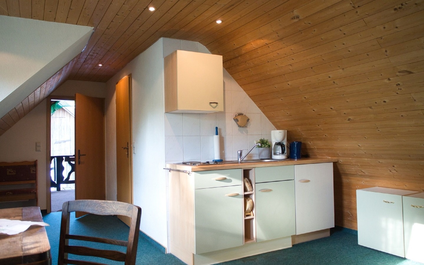 Große Ferienwohnung Küche, Foto: Christiane Buchan, Lizenz: Ferienwohnung Spreewaldstille