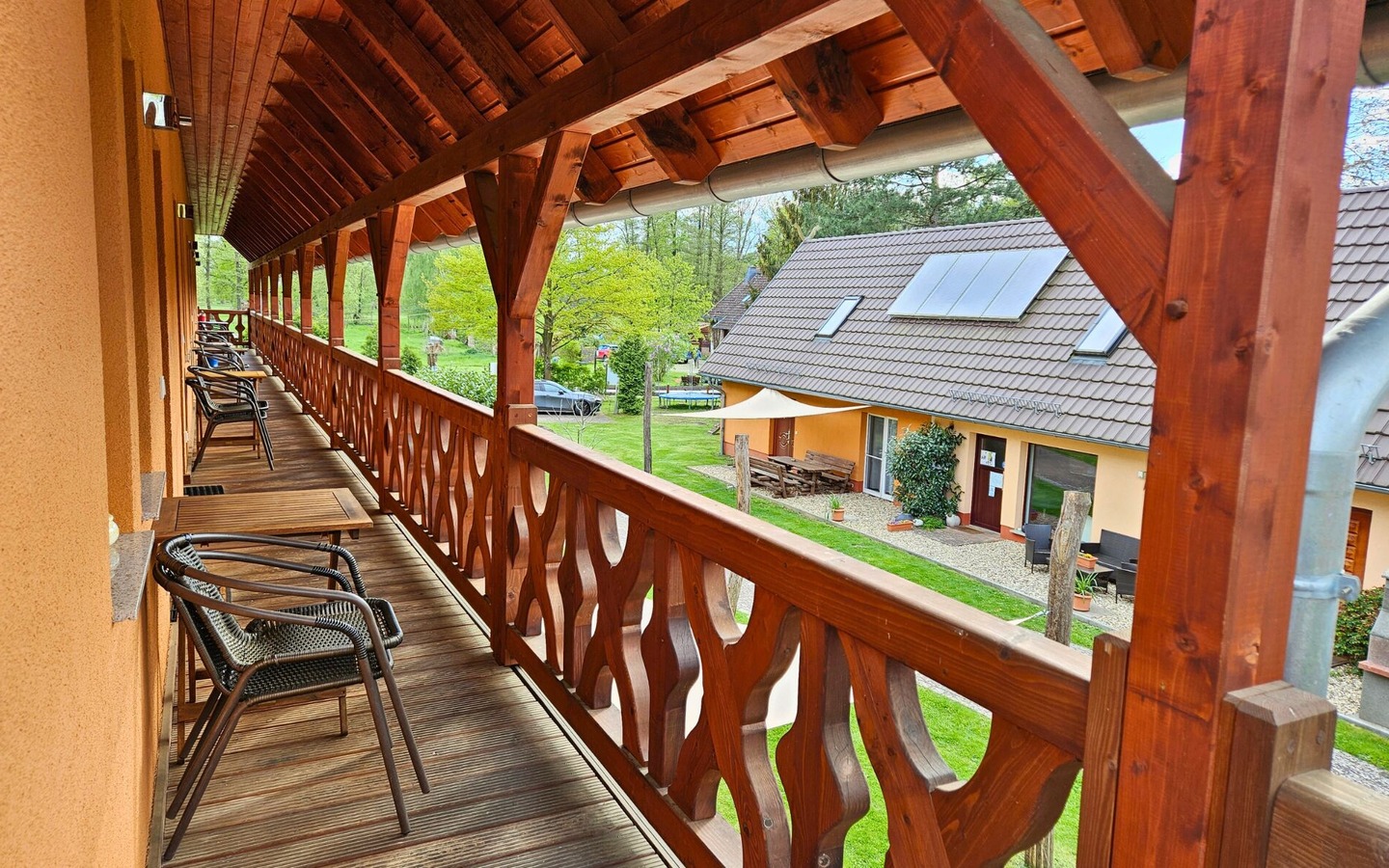 Gemütlicher Balkon, Foto: Yvonne Scherbatzki, Lizenz: Amt Burg (Spreewald)