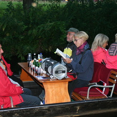 Krimi auf dem Kahn, Foto: Kerstin Möbes, Lizenz: Amt Burg (Spreewald)