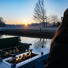 Winterliche Kahnfahrt, Foto: Ron Petraß, Lizenz:  Amt Burg (Spreewald)