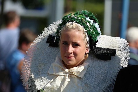 Braut Kopfschmuck, Foto: Reinhard Klamt, Lizenz: Reinhard Klamt