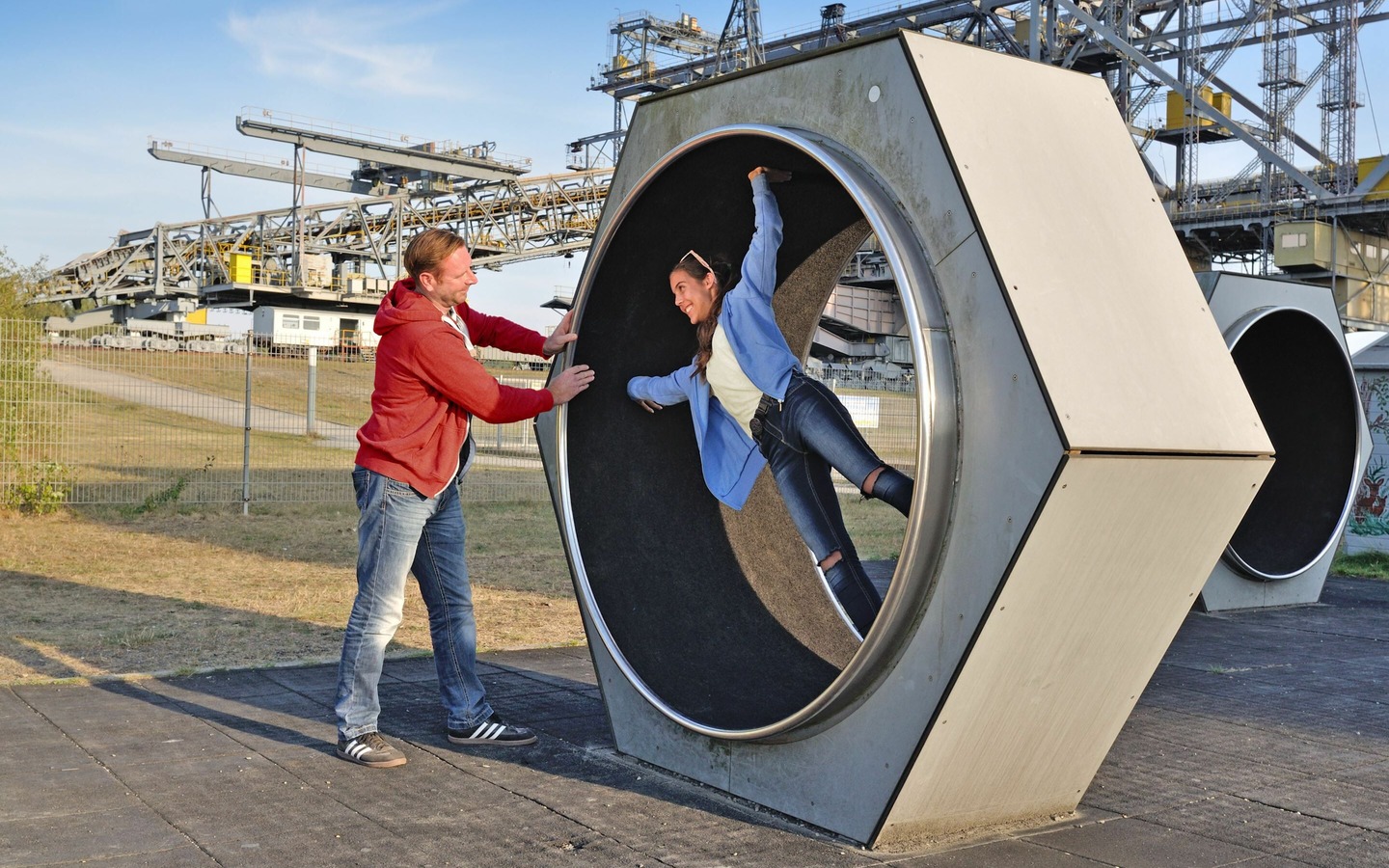 Besucherbergwerk F60 - Spielgerät, Foto: TV LSL/Nada Quenzel