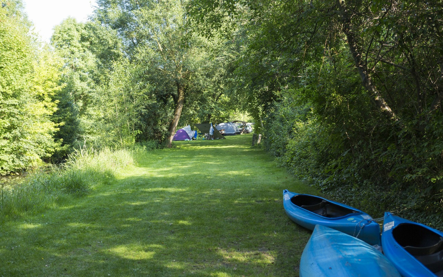 Kanuvermietung nahe dem Spreewald-Camping Lübben, Foto: Steffen Lehmann, TMB