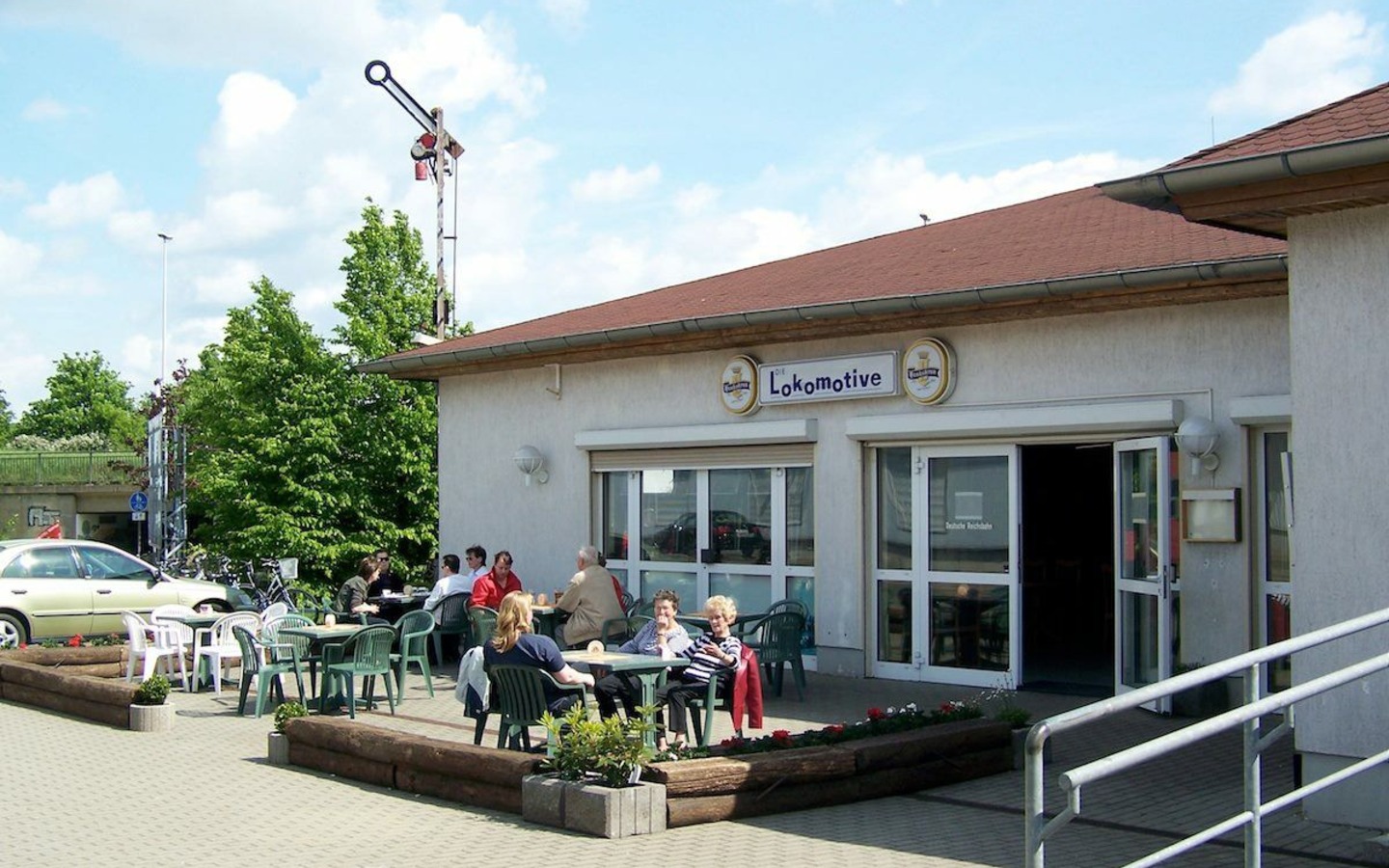 Gaststätte "Lokomotive" der Parkeisenbahn Cottbus, Foto: Parkeisenbahn