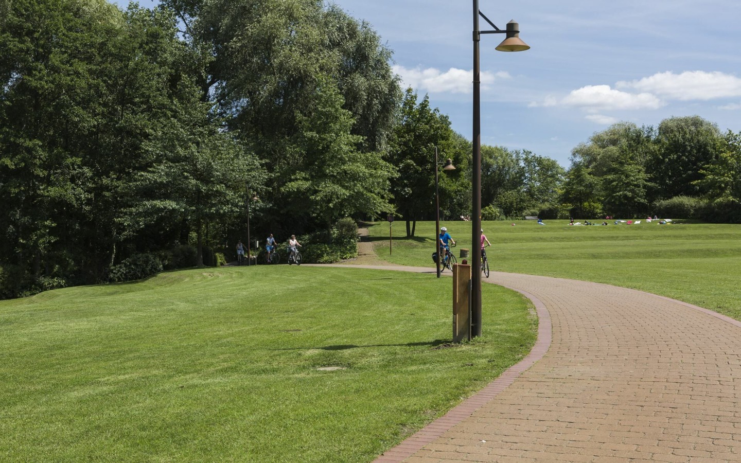 Weg auf der Schlossinsel Lübben, Foto: Steffen Lehmann