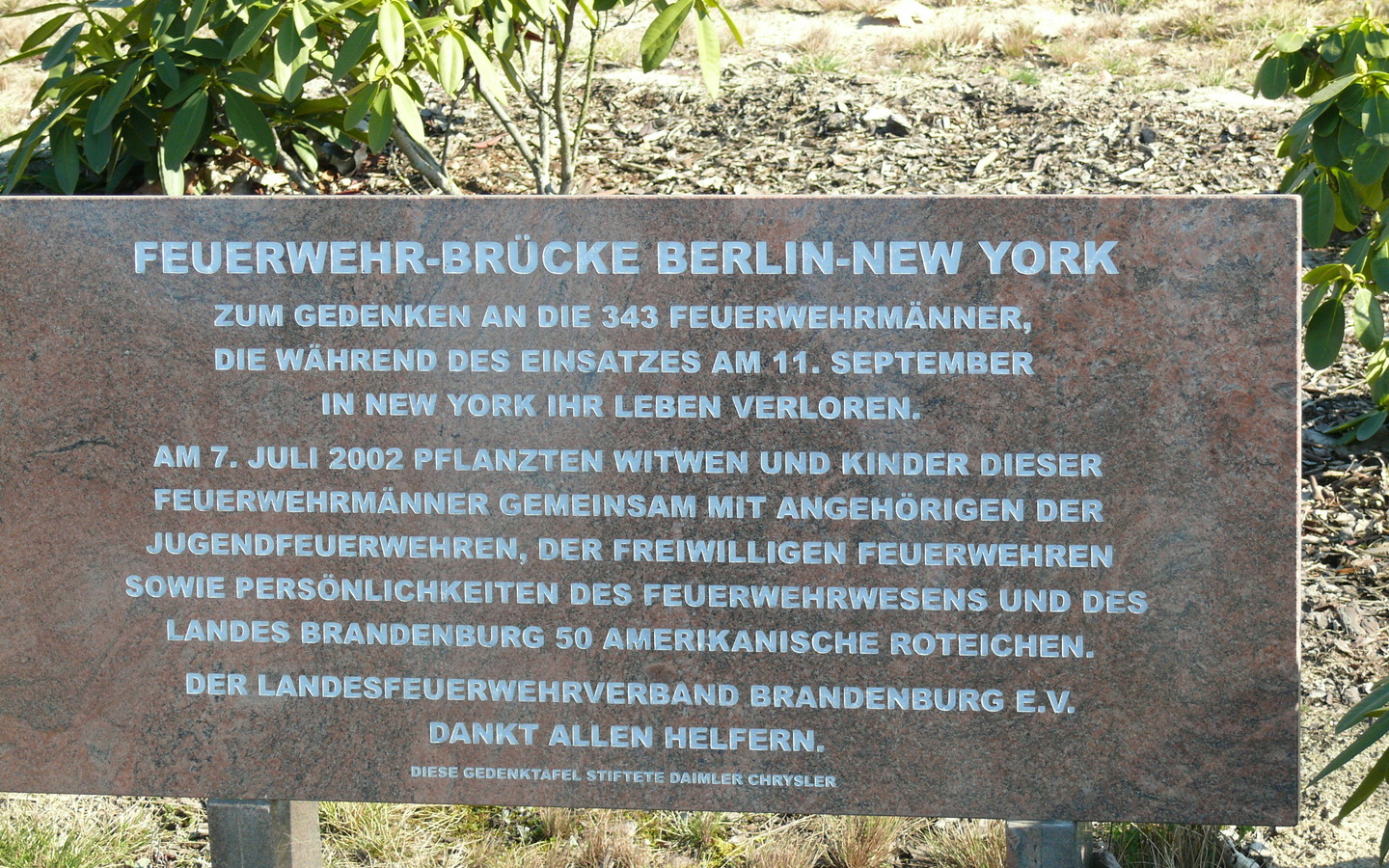 Gedenktafel neben dem Braunkohletagebau Cottbus-Nord, Foto: Amt Peitz