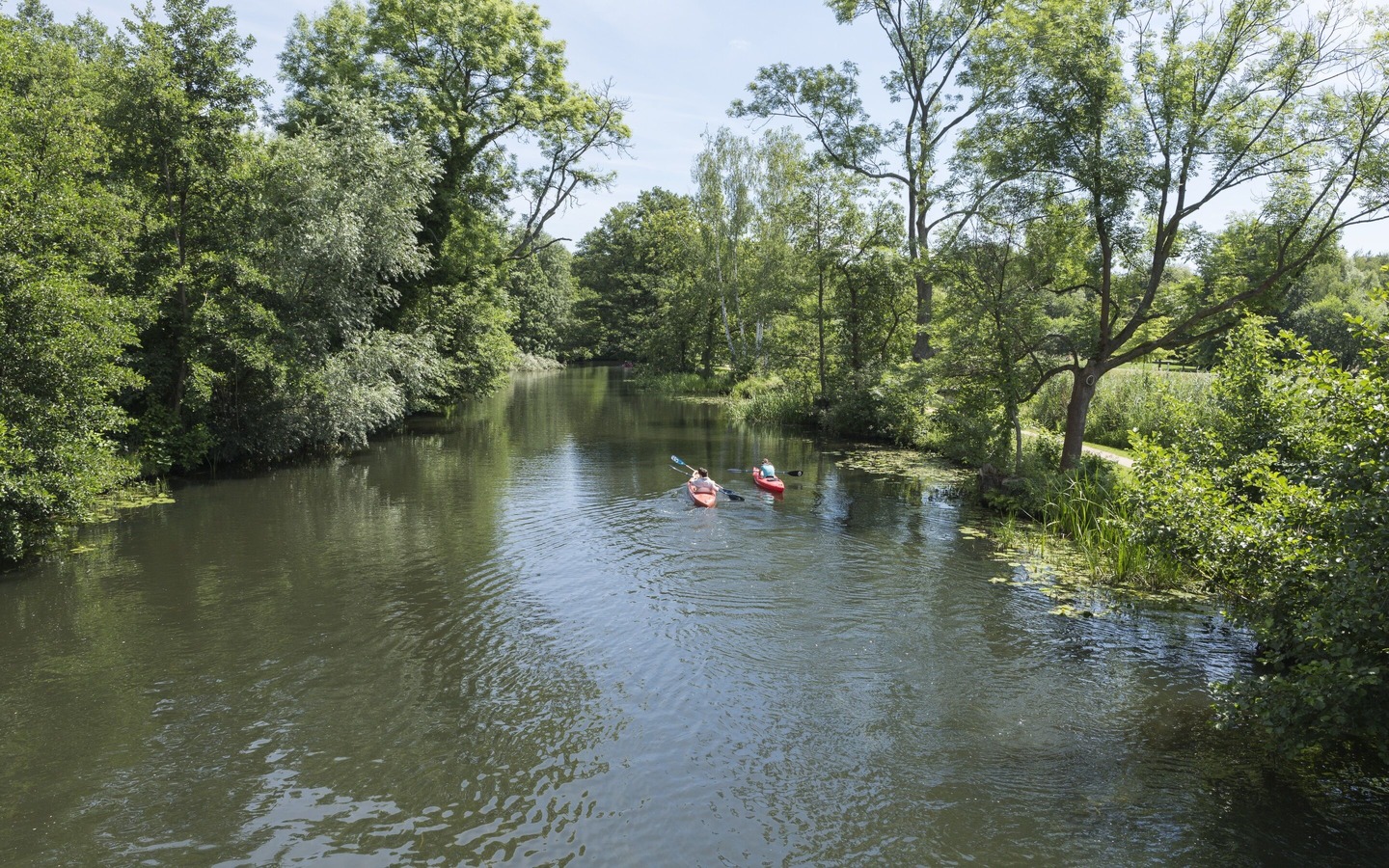Paddler bei Lübben,  Foto: TMB Fotoarchiv/Steffen Lehmann