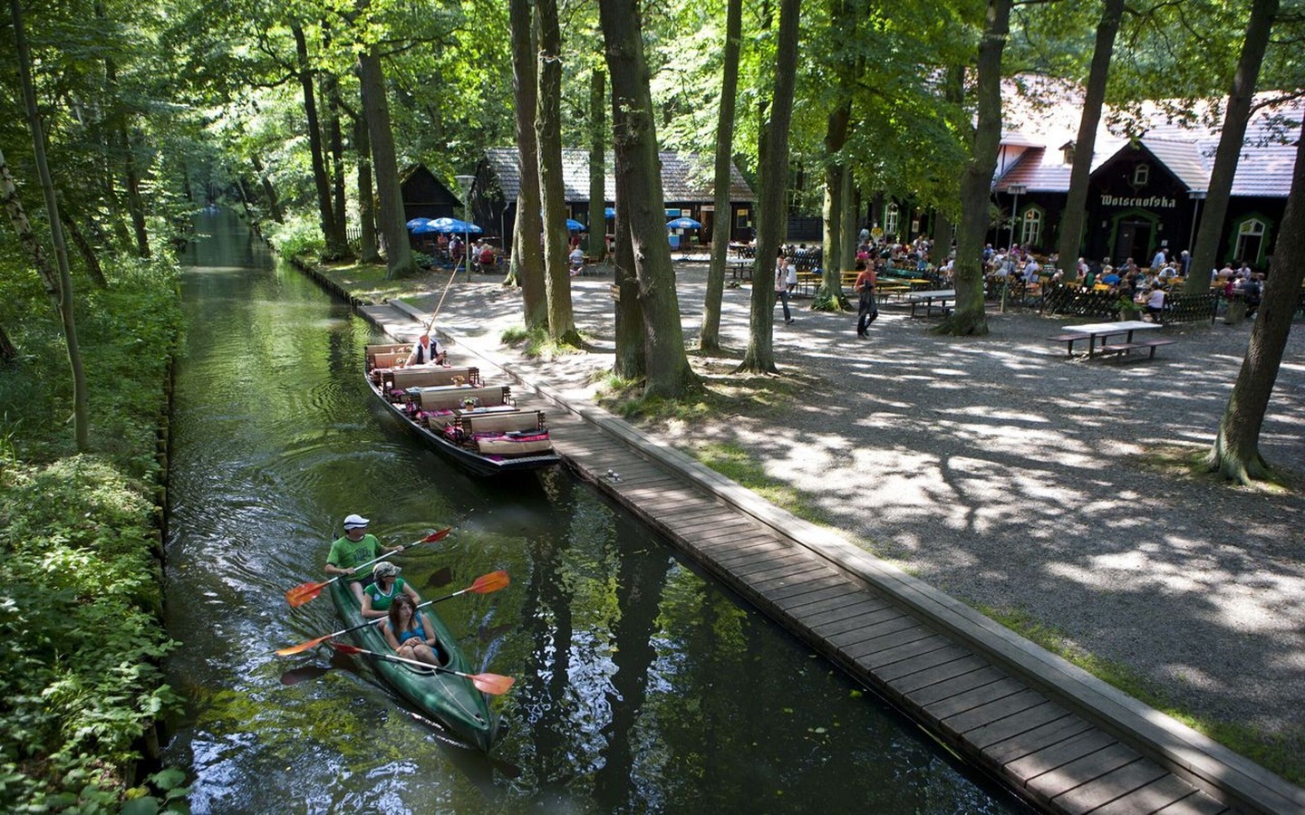 Rastmöglichkeit in Lübbenau,  Foto: TMB-Fotoarchiv/Paul Hahn